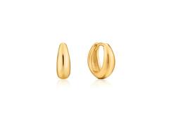  Luxe Minimalism - Créoles - Argent / GP 14 carats - 1cm